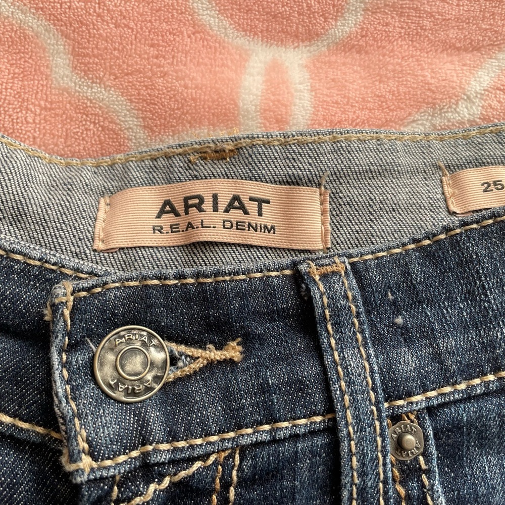 Ariat Women's Dark Blue Jean Shorts - Picture 2 of 7